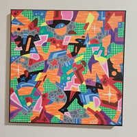 Image 2 of Find a word.  Original painting by mikey xxi 