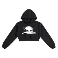 Image 1 of DANGEROUS HIDDEN CROPPED HOODIE (WOMANS)