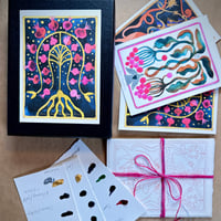 Image 3 of 6 x Ready-to-Paint Present Box + 3 Professional Dot Cards.