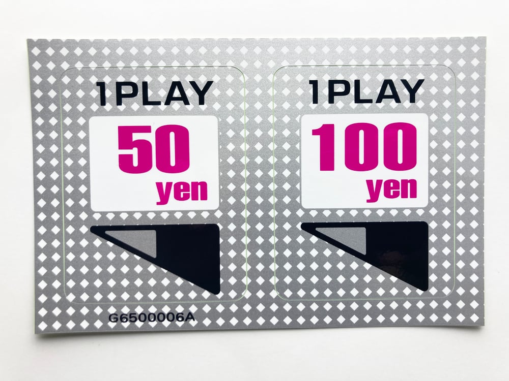 Image of Genuine Taito Egret 2: Candy Cabinet Decals