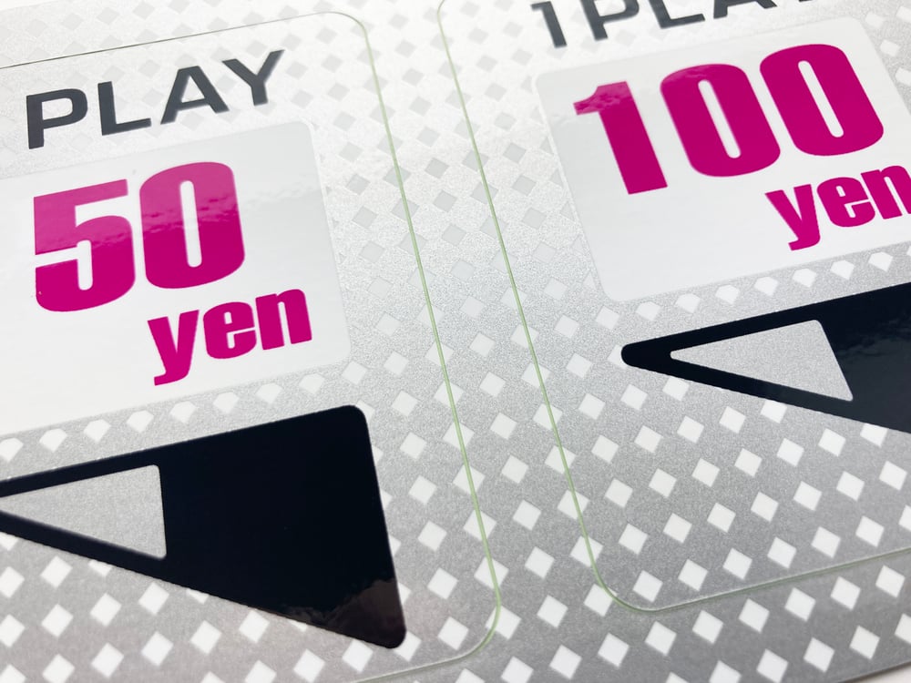 Image of Genuine Taito Egret 2: Candy Cabinet Decals