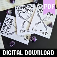 Magic Items for D&D - Digital Zine Download