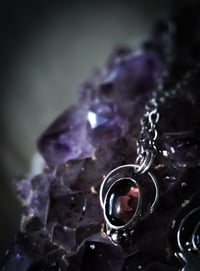 Image 1 of Hidden moon amethyst pendant 