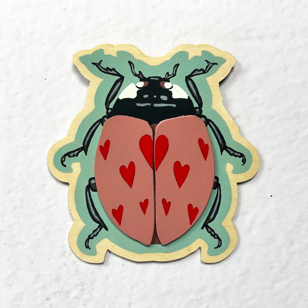 Image of Coccinelle de l'Amour Rose