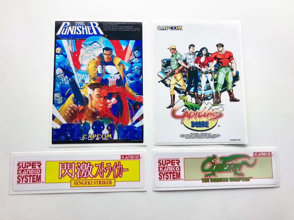 Image of Repro Arcade Cartridge Labels