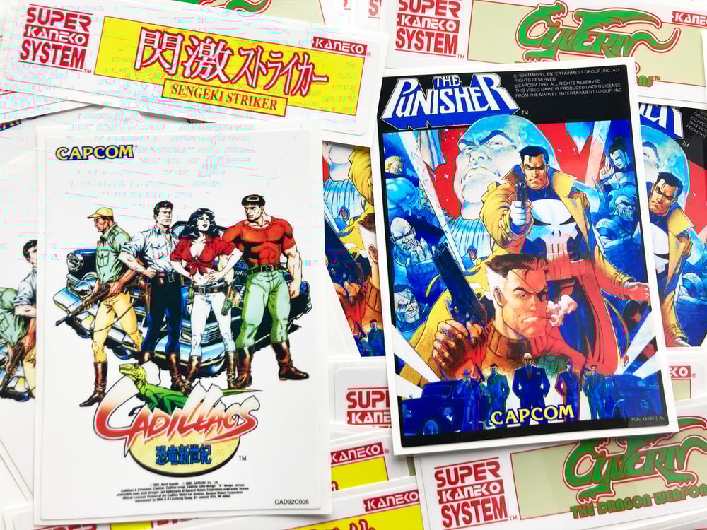 Image of Repro Arcade Cartridge Labels