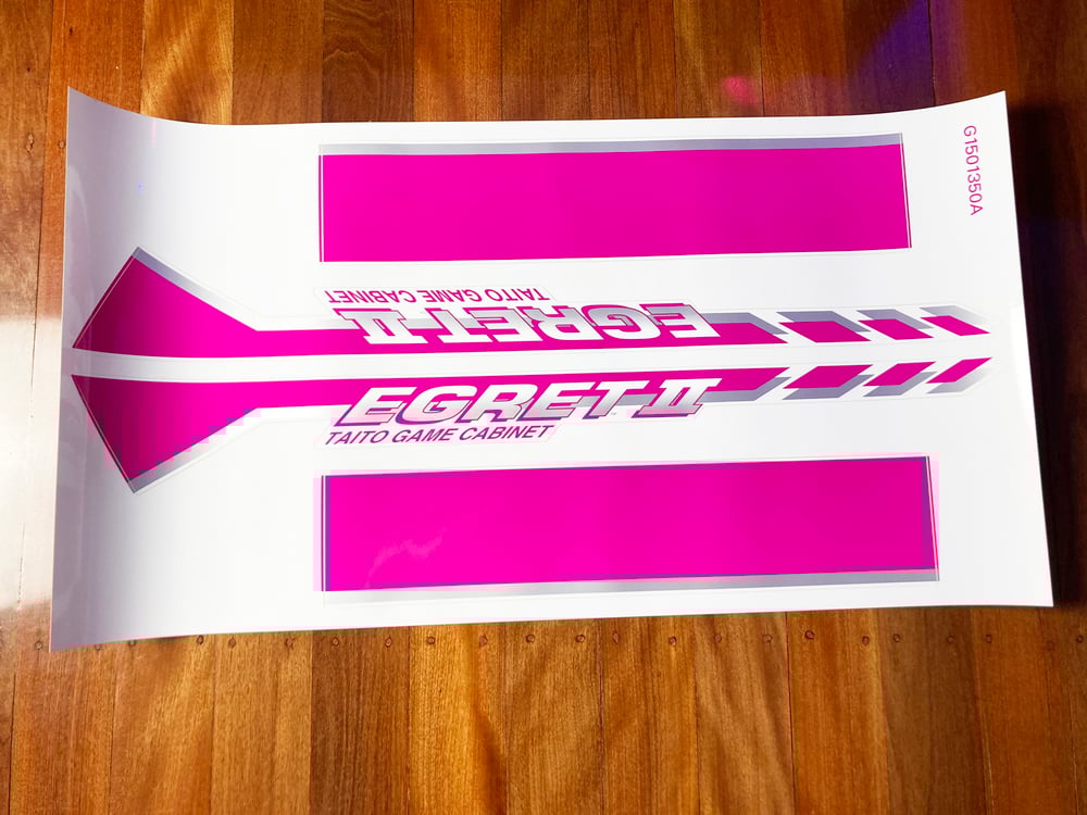 Image of Genuine Taito Egret 2: Candy Cabinet Artworks: Complete Art Set