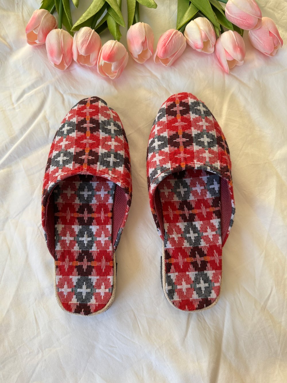 Image of Classic dhaka pattern slippers 