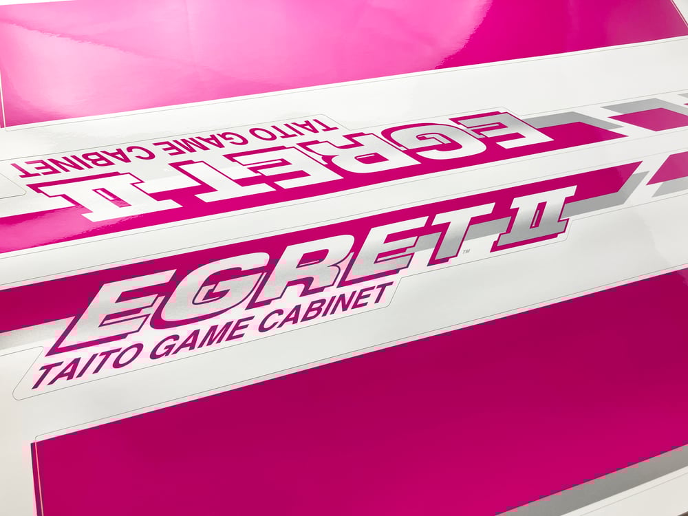 Image of Genuine Taito Egret 2: Candy Cabinet Artworks: Complete Art Set