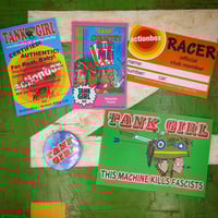 Image 8 of TANK GIRL ACTIONBOX CUSTOM DIECAST NEON GREEN STEALTH TANK - PLINTH EDITION