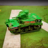 Image 4 of TANK GIRL ACTIONBOX CUSTOM DIECAST STEALTH TANK - NEON GREEN EDITION