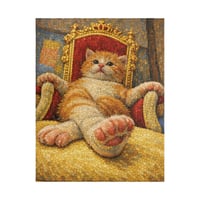 Image 1 of PuzzledPaws King Catto - 252 Piece Puzzle