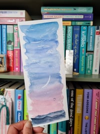 Hand-painted Bookmark - Silent Scene