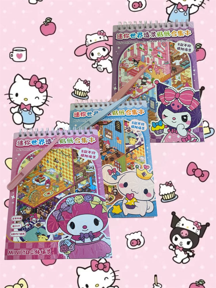 Image of Sanrio Sticker Scene Book 🎀