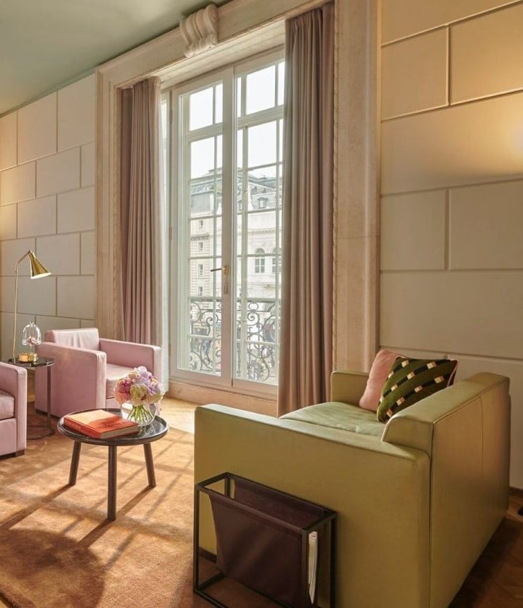 Image of Magazine & Newspaper Holder - Gold or black frame & Bordo leather