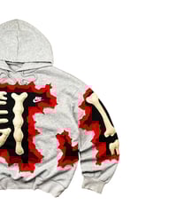 Image 2 of Re-worked 1 of 1 Exposed Ribcage Nike Hoodie size L