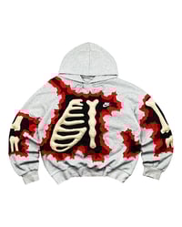 Image 1 of Re-worked 1 of 1 Exposed Ribcage Nike Hoodie size L