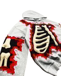 Image 5 of Re-worked 1 of 1 Exposed Ribcage Nike Hoodie size L