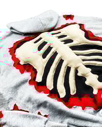 Image 8 of Re-worked 1 of 1 Exposed Ribcage Nike Hoodie size L