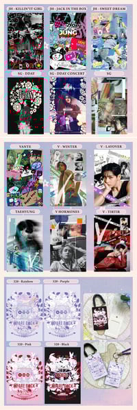 Image 4 of BTS PU card holder - Preorder