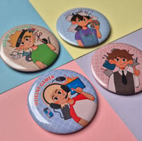 Image 1 of Dzielny pacjent – Button Pins