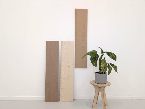 Image of Personalised Wooden Height Chart Board