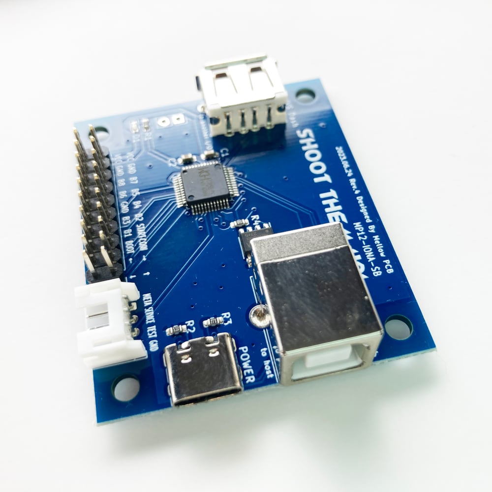 Image of MP12-IONA-SB JVS “Arcade Stick” Controller PCB Rev. 4 (Brook Compatible)