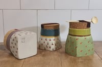 Image 1 of CUBOTTI barattoli con base quadrata 