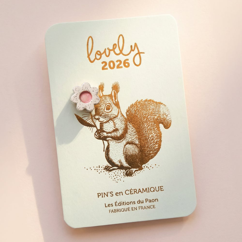 Image of Pin's céramique fleur 2026