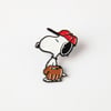 PEANUTS ENAMEL PIN - BASEBALL SNOOPY