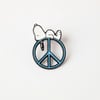PEANUTS ENAMEL PIN - PEACE SNOOPY