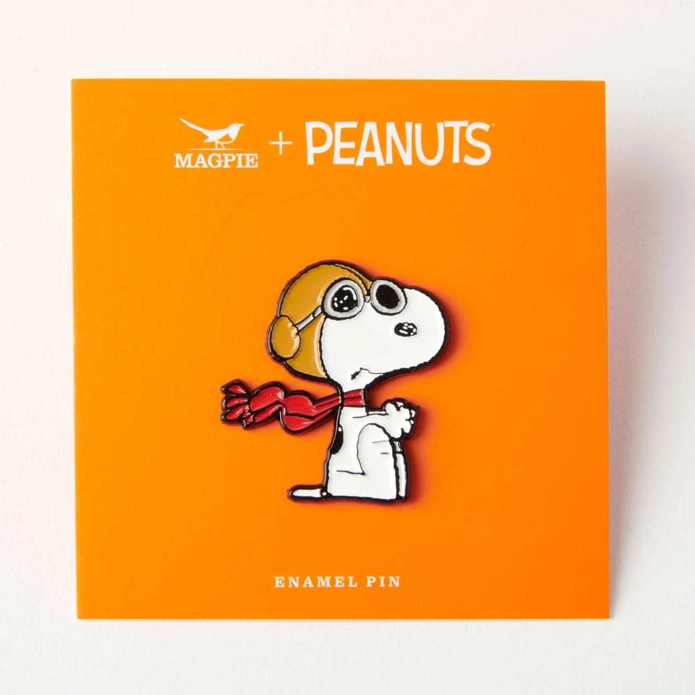 PEANUTS ENAMEL PIN - FLYING ACE