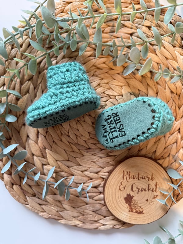Image of Crcohet EASTER Booties 