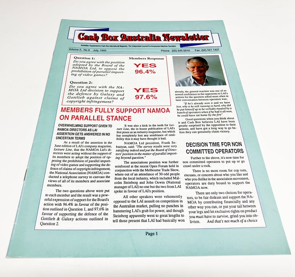 Image of Cash Box Australia Magazine