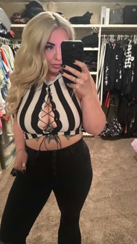 Image 11 of It’s Showtime! Lace-up Halter