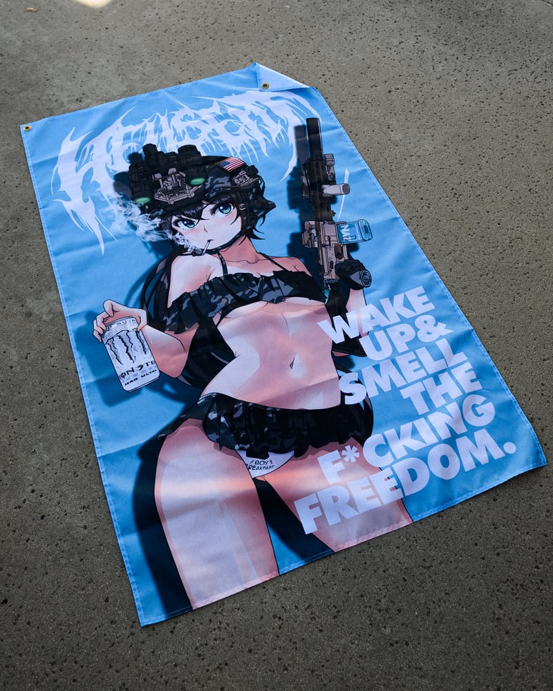 Image of Wake Up & Smell The Freedom Flag