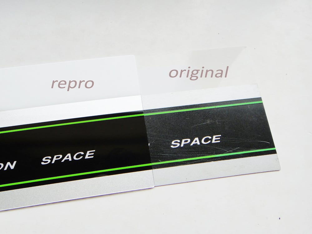 Image of Sega Astro City "Instruction Space" Strip