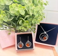 Image 1 of Triple Circle Amber Jewellery