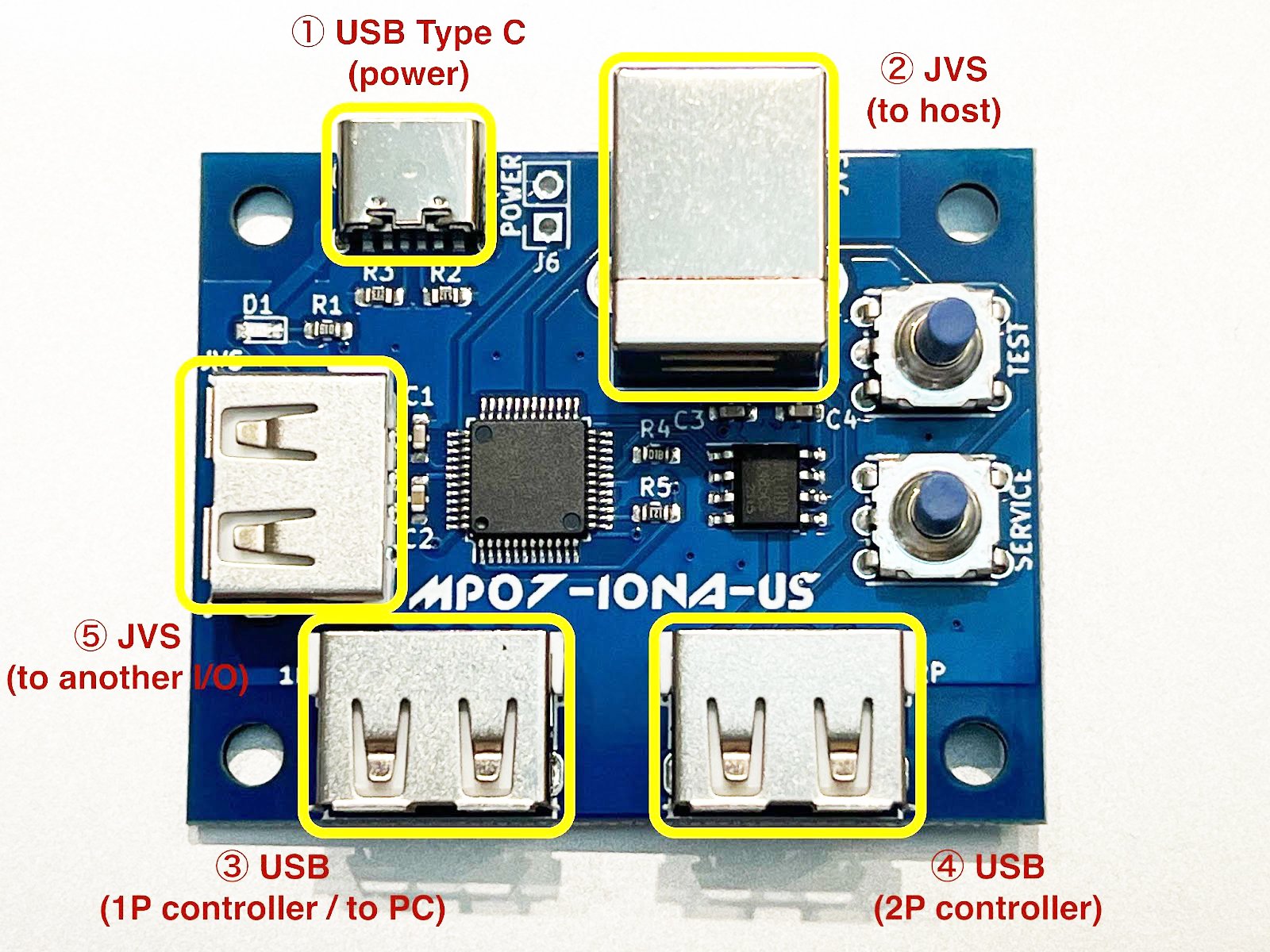 MP07-IONA-US JVS Interface v3.11 / Firmware v2.22 | candycabclub