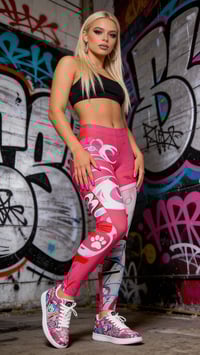 Image 1 of Pretty In Pink - Leggings