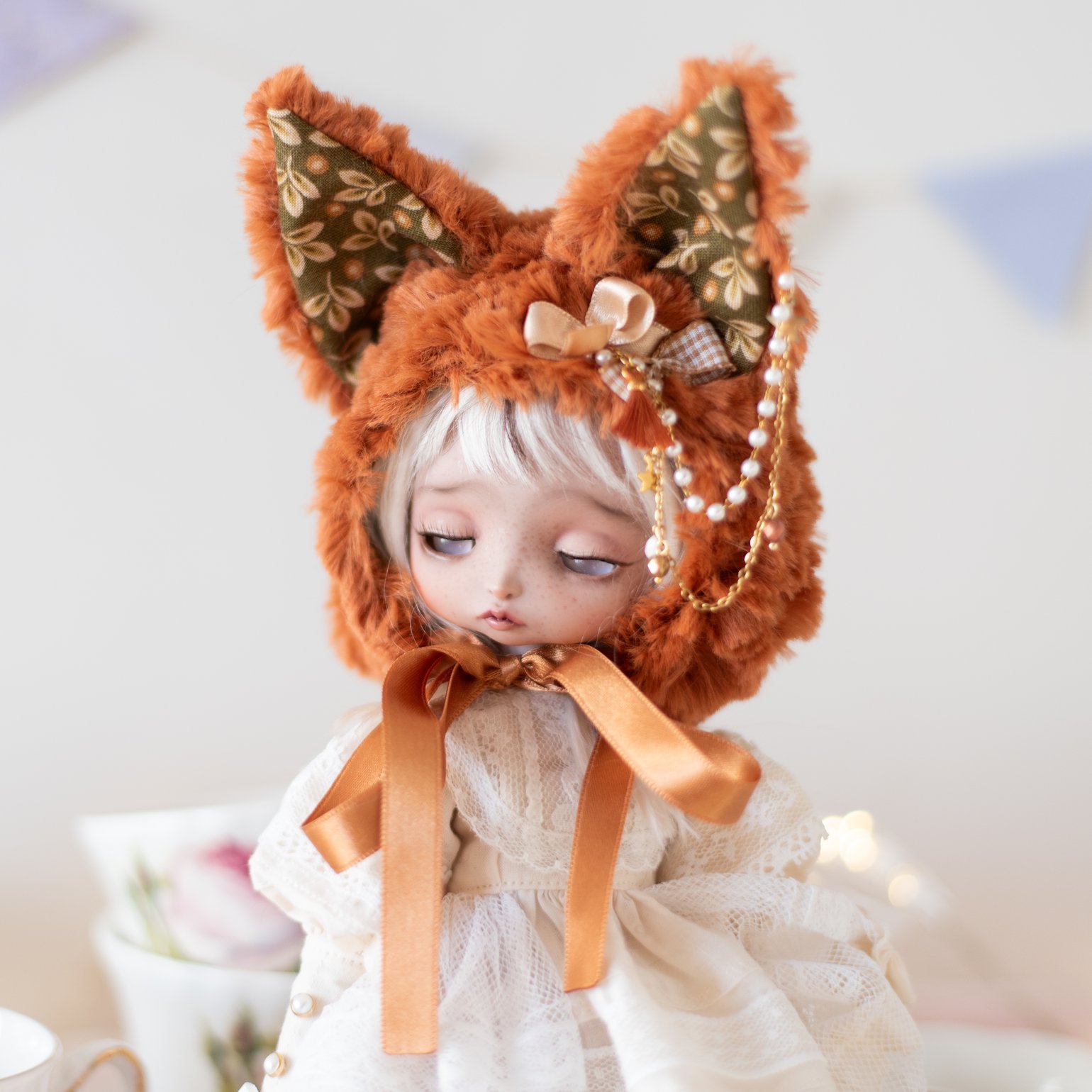 Image of Fox hat - Teacup Marionette