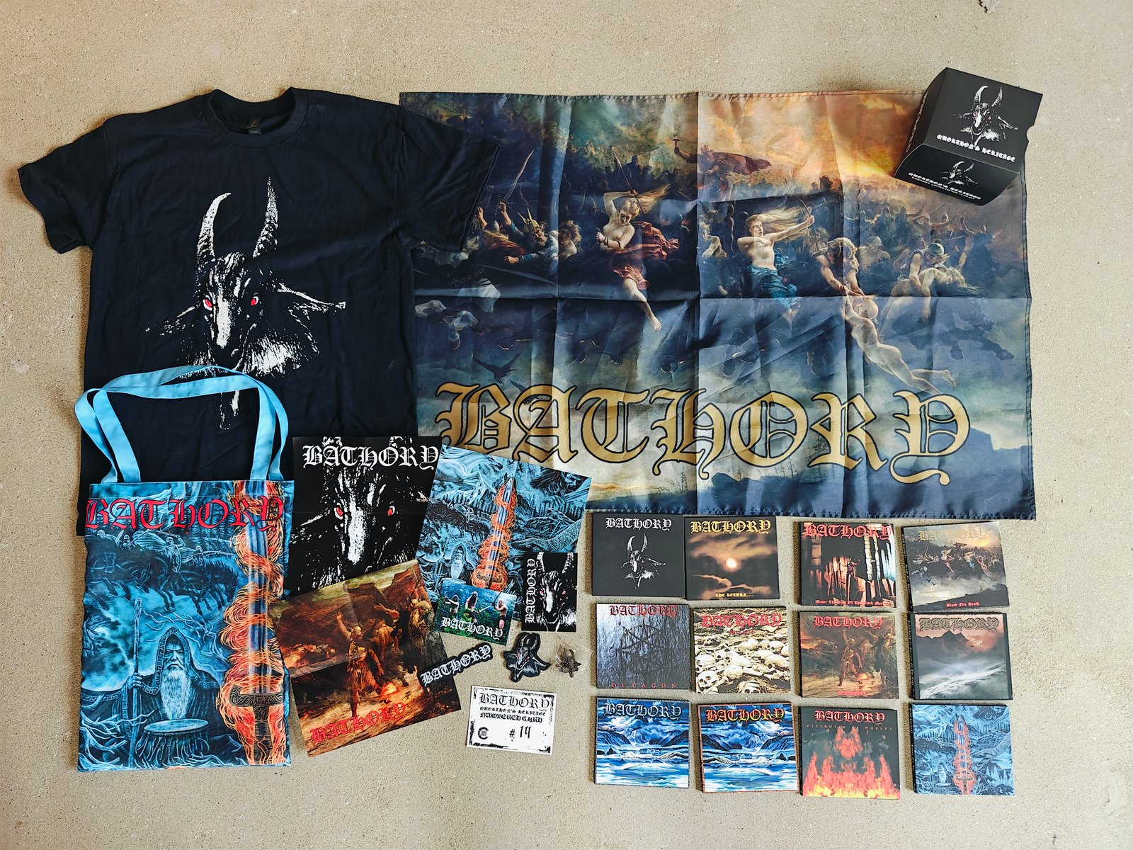 COYOTE RECORDS — BATHORY Full Discography Digi CDS
