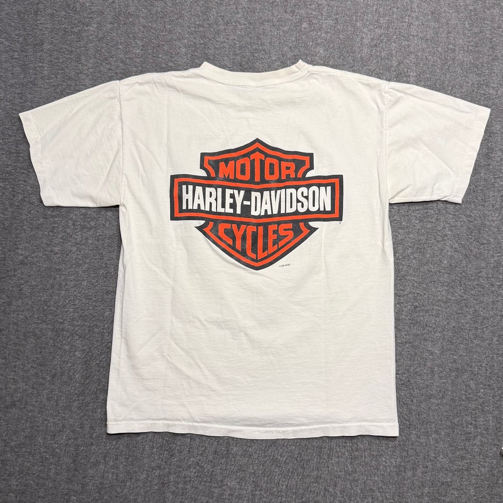 Image of 1990s Harley Davidson Looney Tunes "Lazy Days" Graphic Tee 