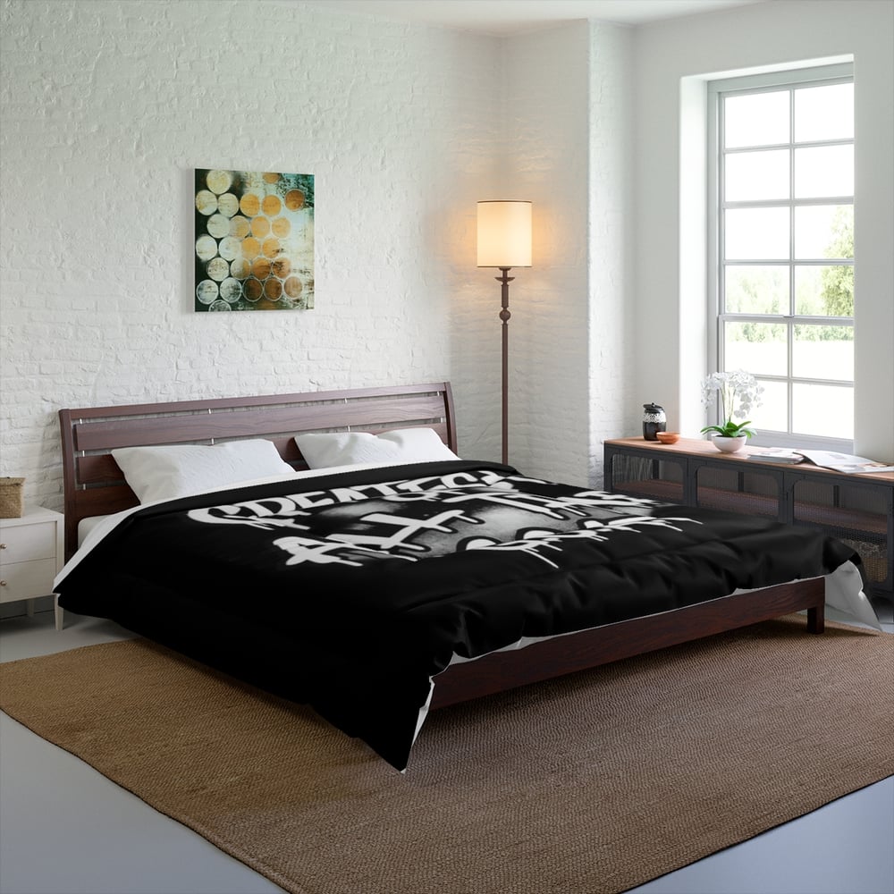 Image of GOAT 'Greatest of All Time' Black Comforter – Urban Graffiti Bedding