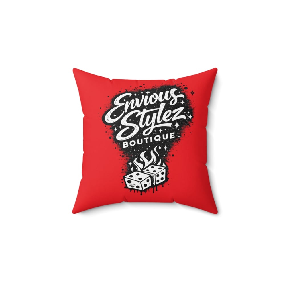 Image of Motivational Graphic Pillow — "I Turn Wounds Into Wins" Red Decorative Cushion