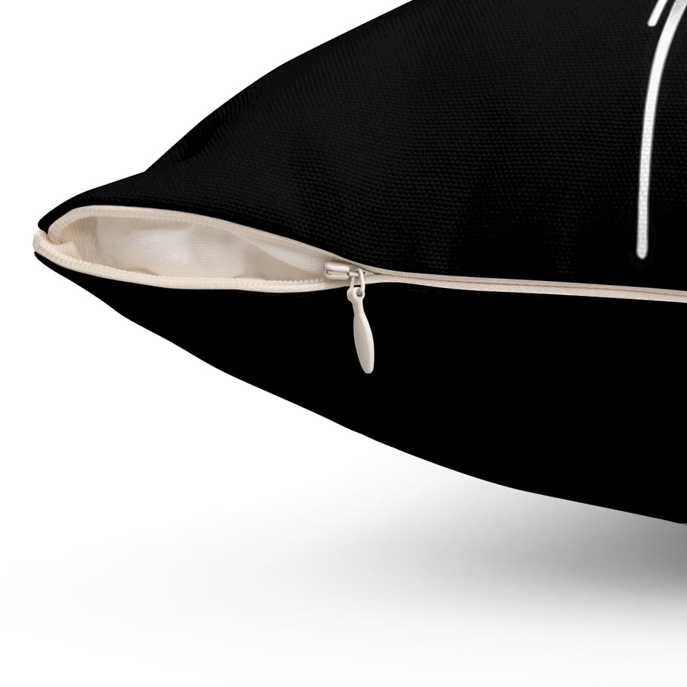 Image of Graffiti Script Throw Pillow — "Greatest of All Time" / "Envious Stylez Boutique"