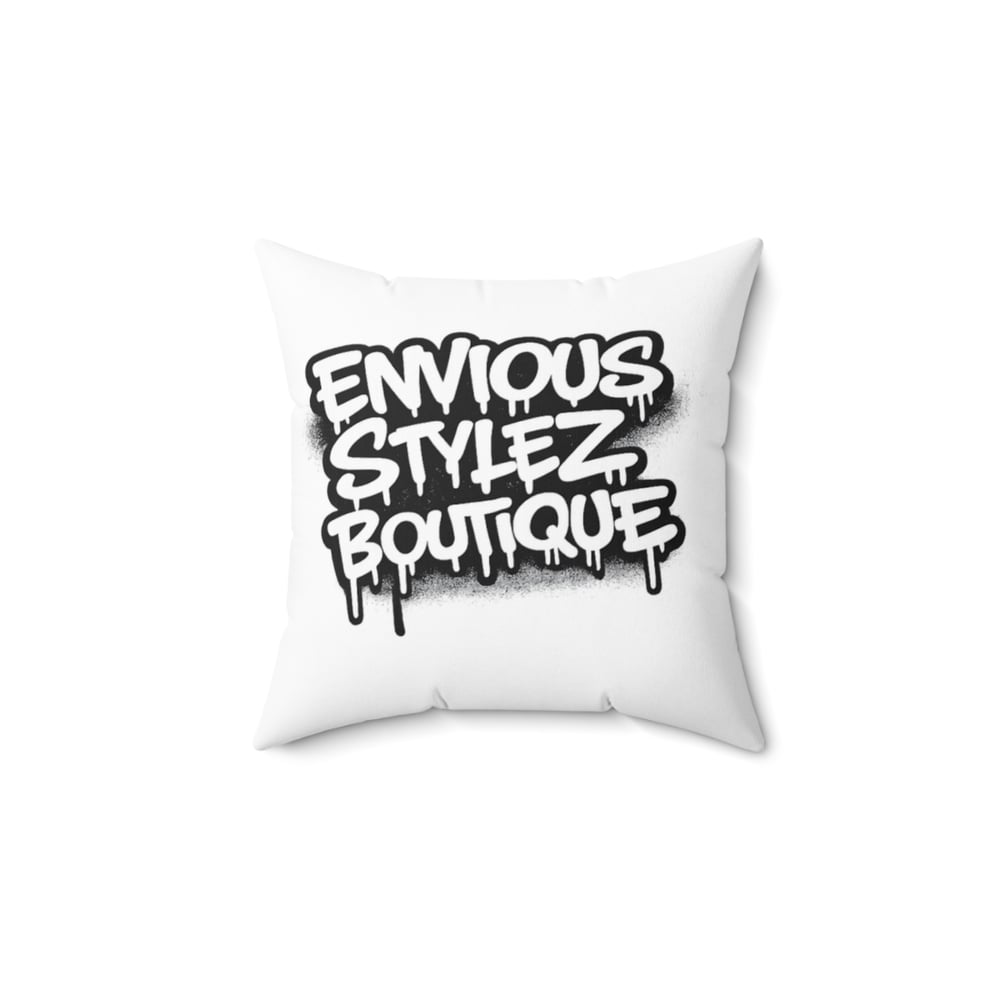 Image of Graffiti "Greatest of All Time (G.O.A.T.)" Square Pillow