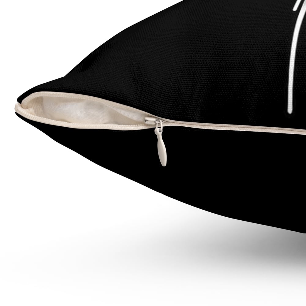 Image of Graffiti Script Throw Pillow — "Greatest of All Time" / "Envious Stylez Boutique"