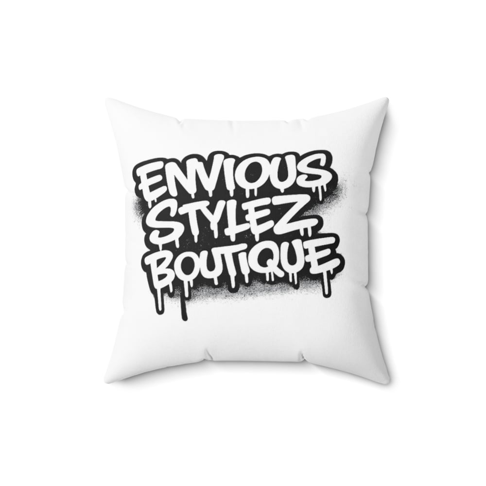 Image of Graffiti "Greatest of All Time (G.O.A.T.)" Square Pillow
