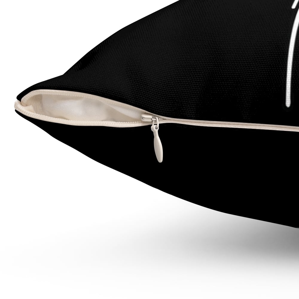 Image of Graffiti Script Throw Pillow — "Greatest of All Time" / "Envious Stylez Boutique"